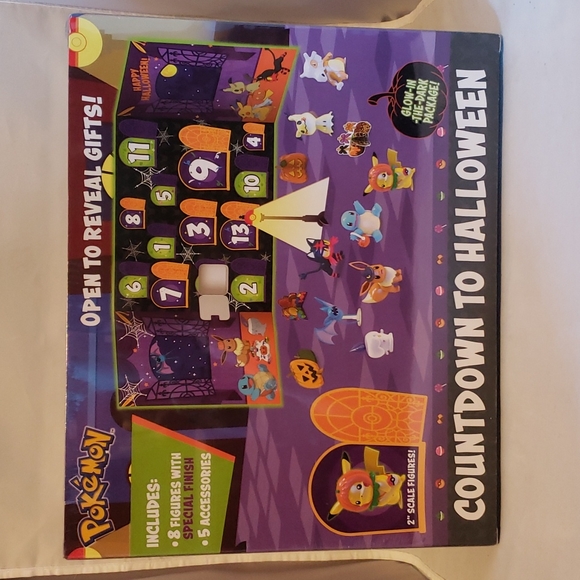 Countdown to Halloween Pokemon figure adventure calendar 2021 - Picture 3 of 3